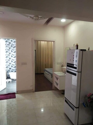 Living Room in 1 BHK Apartment at Ramky Towers, Gachibowli – for Rent