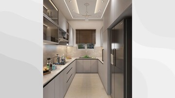 Kitchen in 4 BHK Builder Floor at BPTP Park Central, Sector 85 – for Sale