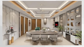 Living Room in 4 BHK Builder Floor at BPTP Park Central, Sector 85 – for Sale