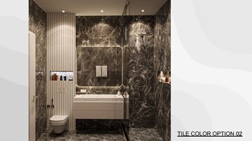 Bathroom in 4 BHK Builder Floor at BPTP Park Central, Sector 85 – for Sale