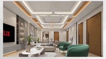 Living Room in 4 BHK Builder Floor at BPTP Park Central, Sector 85 – for Sale