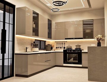 Kitchen in 4 BHK Builder Floor at Palam Vihar Residents Association, Palam Vihar – for Rent