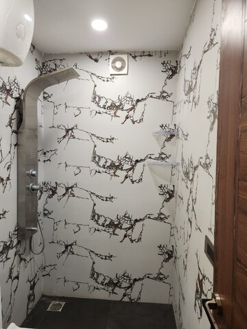 Bathroom in 1 RK Builder Floor at Ansal Sushant Lok I, Sector 43 – for Rent