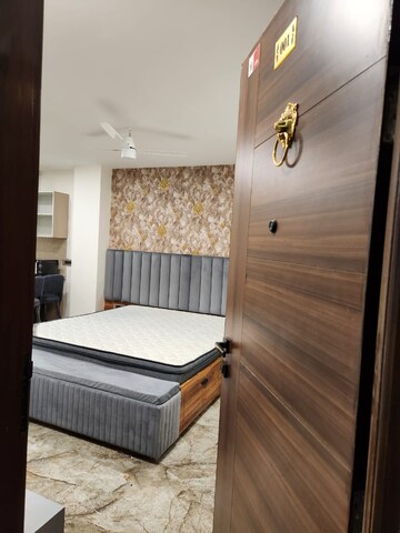 Bathroom in 1 RK Builder Floor at Ansal Sushant Lok I, Sector 43 – for Rent