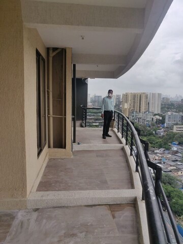 Balcony in 2 BHK Apartment at MJ Shah Centrio, Govandi – for Rent