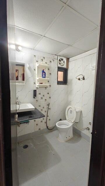 Bathroom in 2 BHK Apartment at Windsor Paradise 2, Raj Nagar Extension – for Rent