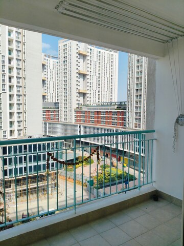 Balcony in 2.5 BHK Apartment at Brigade Cornerstone Utopia, Varthur – for Rent