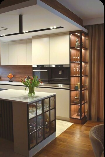 Kitchen in 3 BHK Builder Floor at Ansal Plaza Sector-23, Sector 23 – for Rent