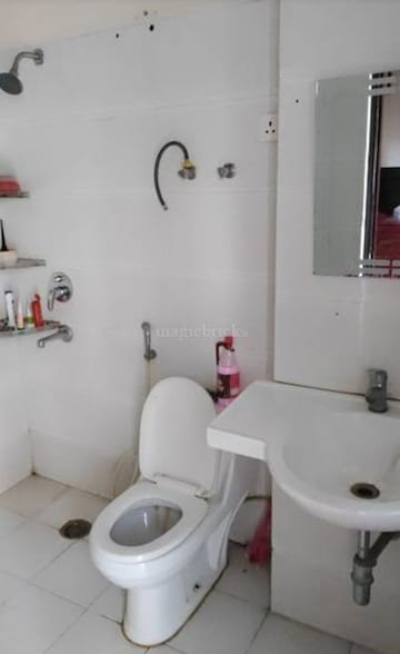 Bathroom in 2 BHK Apartment at VVIP Addresses, Raj Nagar Extension – for Rent