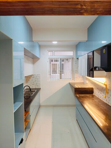 Kitchen in 3 BHK Apartment at Brigade Cornerstone Utopia, Varthur – for Rent