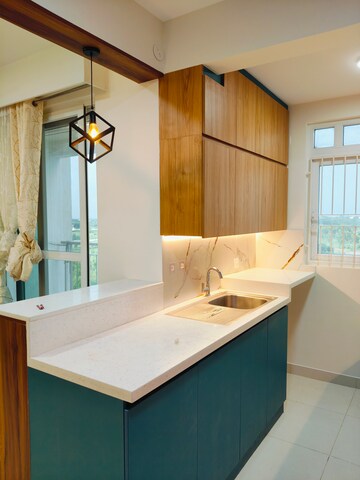 Kitchen in 2 BHK Apartment at Brigade Cornerstone Utopia, Varthur – for Rent