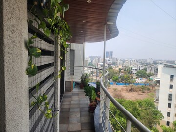 Balcony in 3.5 BHK Apartment at Yash Twin Tower, Baner – for Sale