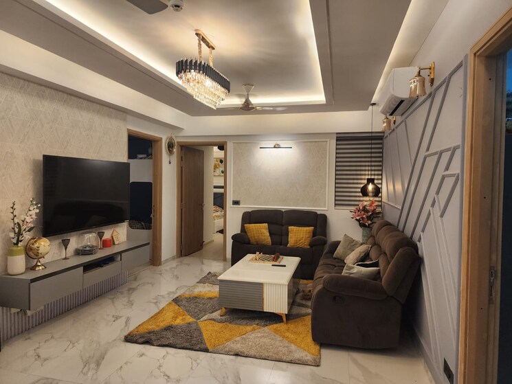 Living Room, m3m-skywalk 3 Bedroom 2018 Sq.Ft. Apartment In Sector 74 Gurgaon 8085279