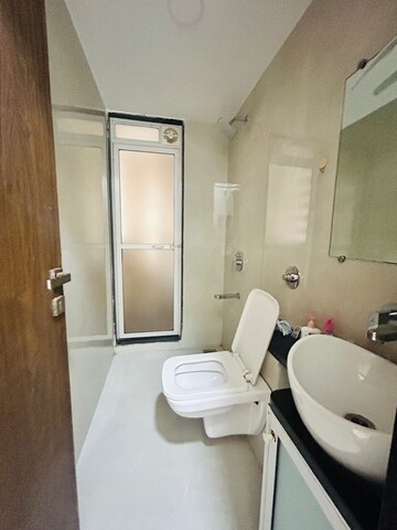 Bathroom in 2 BHK Apartment at Seawoods – for Sale