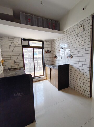 Kitchen in 1 BHK Apartment at A V Crystal Tower, Vasai East – for Sale