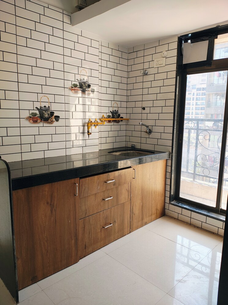 Kitchen, a-v-crystal-tower 1 Bedroom 595 Sq.Ft. Apartment In Vasai East Palghar 8085411