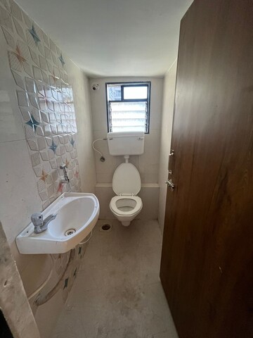 Bathroom in 1 RK Apartment at A V Crystal Tower, Vasai East – for Sale