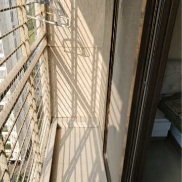 Balcony in 2.5 BHK Apartment at Raheja Reflections 2 Serenity, Khatau Estate – for Sale
