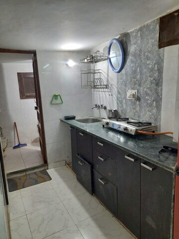 Kitchen in 1 RK Builder Floor at Pitampura – for Rent