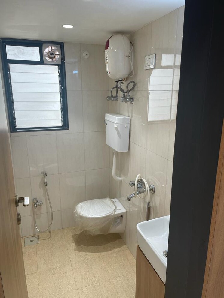 Bathroom, conceptual-suraksha-smart-city-phase-i 1 Bedroom 375 Sq.Ft. Apartment In Vasai East Palghar 8085462