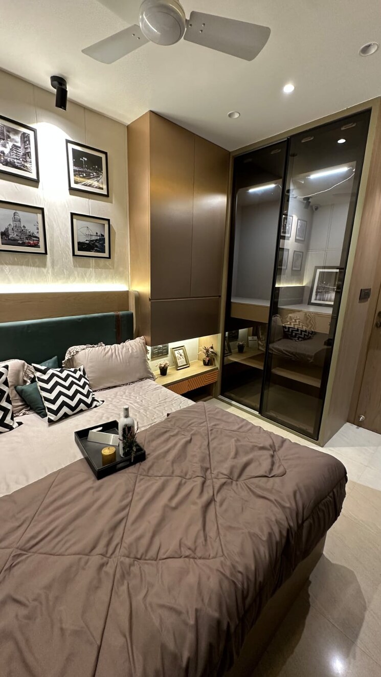 Master Bedroom, conceptual-suraksha-smart-city-phase-i 1 Bedroom 375 Sq.Ft. Apartment In Vasai East Palghar 8085462