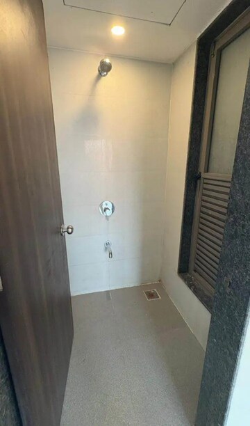 Bathroom in 1 BHK Apartment at Lodha Crown Quality Homes, Majiwada – for Rent