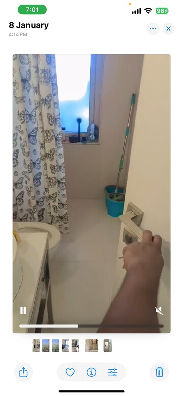 Bathroom in 2 BHK Apartment at Lodha Finale, Dombivli West – for Rent