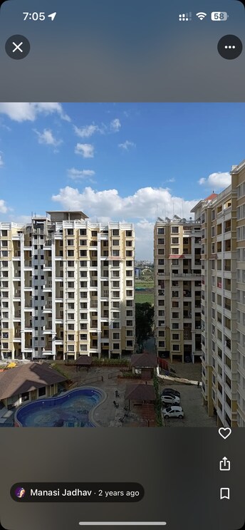 2 BHK Apartment For Rent in Om Tropica Ravet Pune  8085621