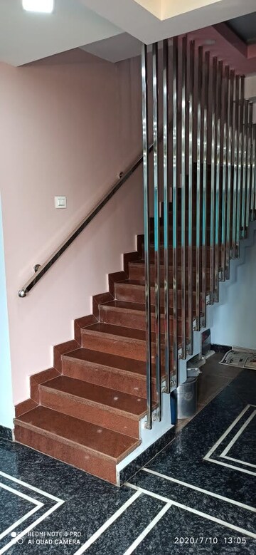 Staircase in 2 BHK Builder Floor at Hsr Layout – for Rent