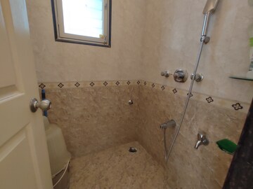 Bathroom in 2 BHK Apartment at Vasant Gulmohar CHS, Vasant Vihar – for Rent
