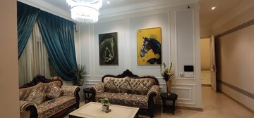 Living Room in 3 BHK Apartment at Prateek Edifice, Sector 107 – for Rent