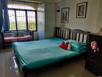 Bedroom in 2 BHK Apartment at Sea Breeze Tower, Nerul – for Rent
