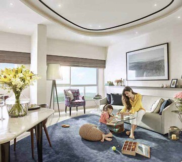 Living Room in 2 BHK Apartment at Shapoorji Pallonji Sarova, Kandivali East – for Sale