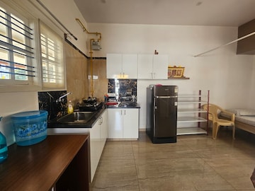 Kitchen in 1 RK Builder Floor at Hsr Layout – for Rent