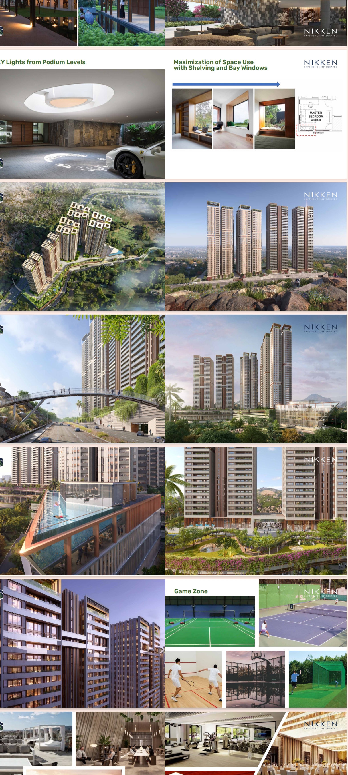 3 BHK + Servant Room 3070 Sq.Ft. Apartment in Srias Iwa