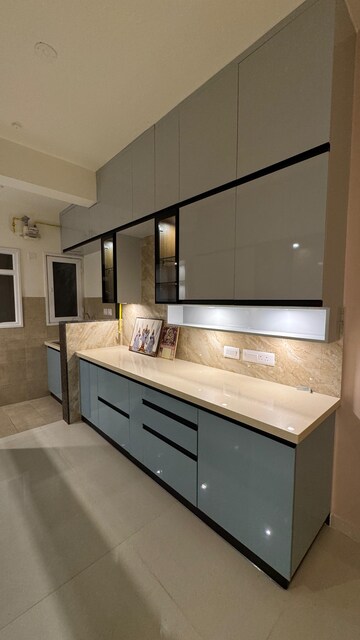 Kitchen in 2.5 BHK Apartment at L&T Raintree Boulevard, Hebbal – for Rent