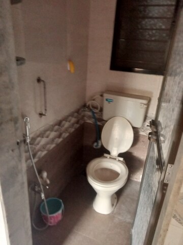 Bathroom in 1 BHK Apartment at Krishna sthal Dwaraka 1, Mira Road – for Rent