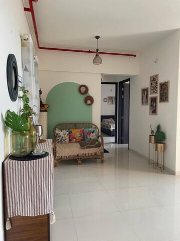 Living Room in 1 BHK Apartment at Panchshil Eon Free Zone, Kharadi – for Rent
