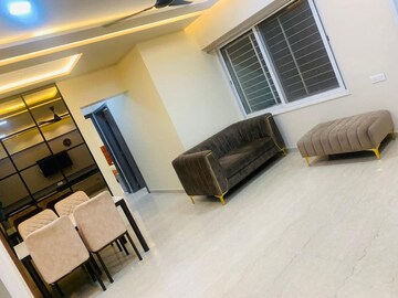 Living Room in 1 BHK Apartment at Panchshil Eon Free Zone, Kharadi – for Rent