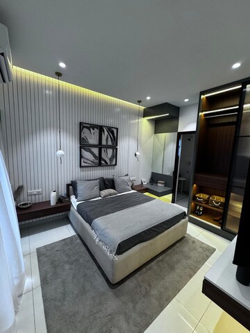 Master Bedroom in 2 BHK Apartment at Panchshil Eon Free Zone, Kharadi – for Rent