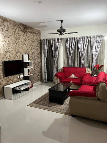 Living Room in 2 BHK Apartment at Panchshil World Trade Center, Kharadi – for Rent