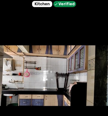 Kitchen in 1 BHK Apartment at Dhanshree Mitha Nagar Omkar, Goregaon West – for Rent