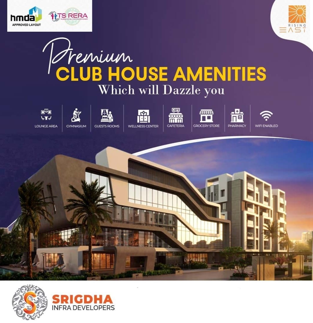 2 BHK + Pooja Room Apartment For Sale in Srigdhas Rising East