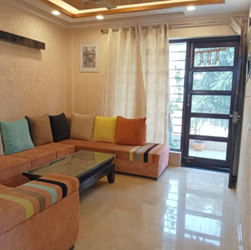 Living Room in 4 BHK Builder Floor at Parklands, Sector 85 – for Sale