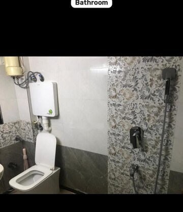 Bathroom in 1 BHK Apartment at Sethia Green View, Goregaon West – for Rent