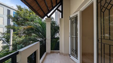 Balcony in 3 BHK Apartment at Vaswani Golf Vista Tulip, Domlur – for Rent