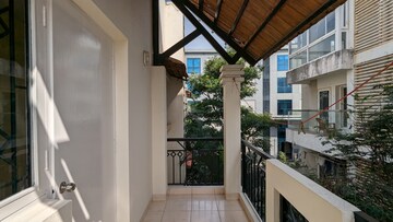 Balcony in 3 BHK Apartment at Vaswani Golf Vista Tulip, Domlur – for Rent