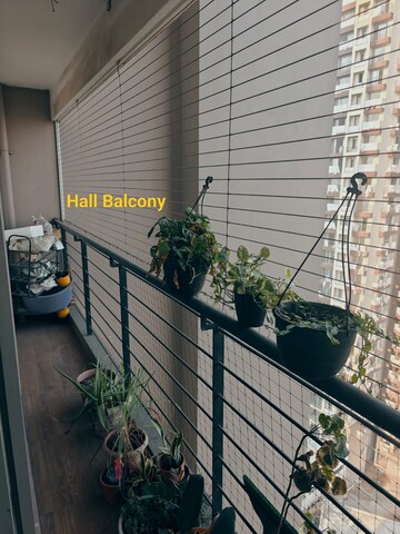 Balcony in 2 BHK Apartment at Runwal Eirene, Balkum Pada – for Sale