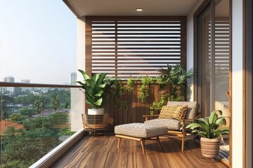 Balcony in 2 BHK Villa at Btm Layout – for Sale