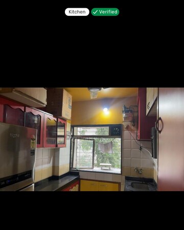 Kitchen in 1 BHK Apartment at Silver Sands CHS, Goregaon West – for Rent